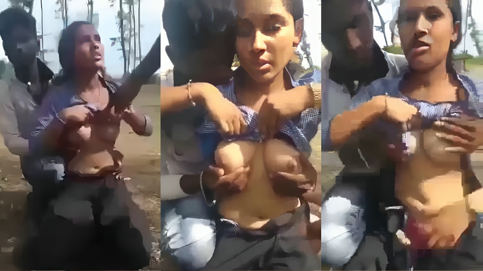 School Girl Captured During Outdoor Sex