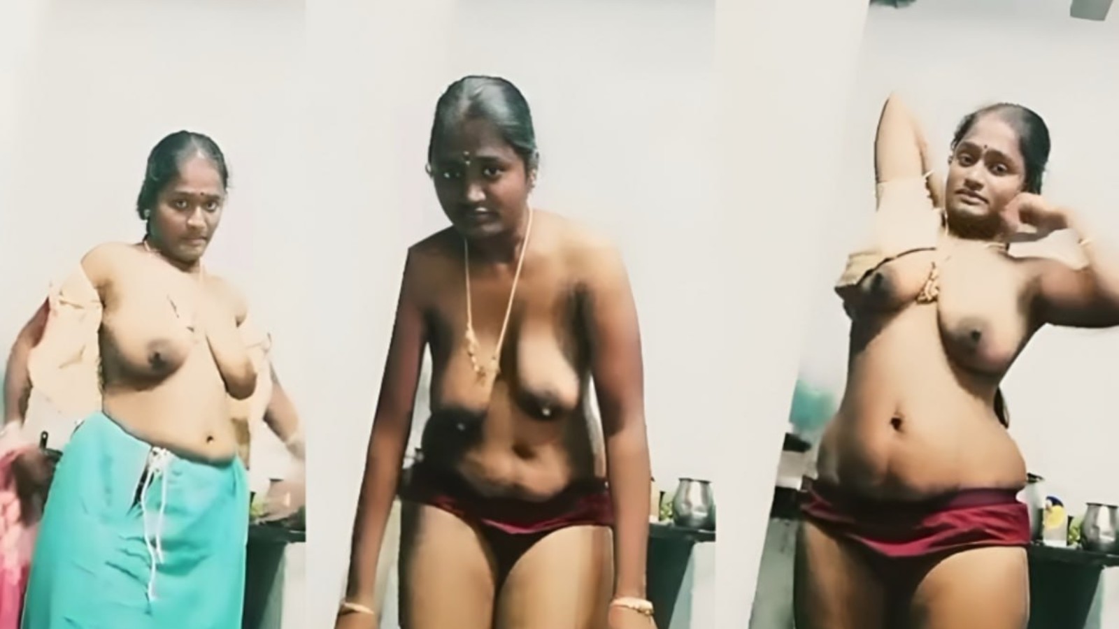 Dress Changing Video of a Tamil wife